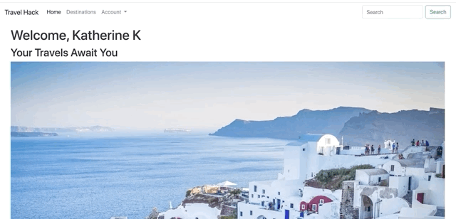 travel hack app gif